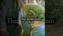 Making Thai Herbal Steam Beds!