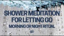 Shower Meditation for Letting Go | Morning or Night Ritual | 10 Minutes