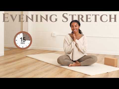15 Min Evening Stretch | Wind Down & Relax Before Bed