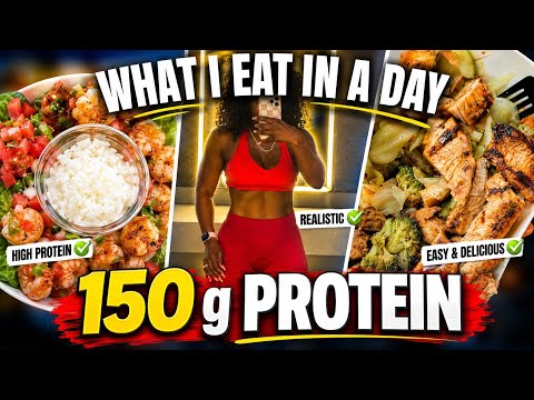 Realistic WHAT I EAT IN A DAY| 150 G protein & Fat Loss