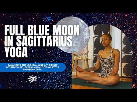 Full Blue Moon in Sagittarius Yoga | 35 Minutes