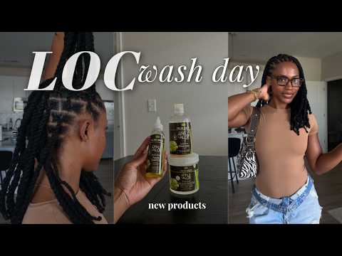 Full Loc Wash Day Routine | New Products, Retwist + 2 Strand, Honest Review, Pros + Cons of Locs