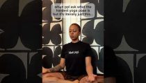 this is how my advanced practice looks… #blackyogi #yoga #advancedyoga